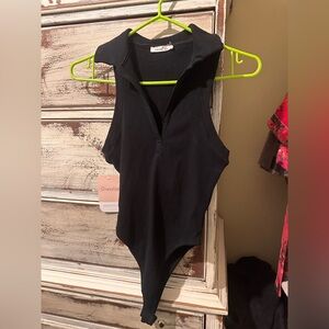 NWT Dress Up Black Bodysuit